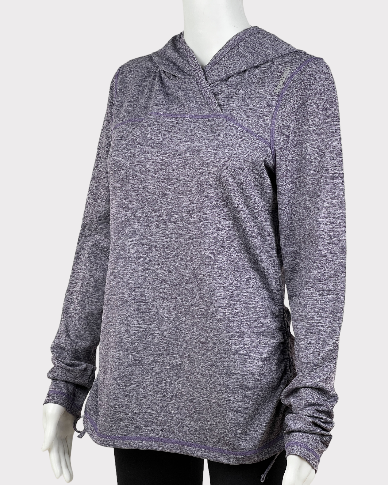 Reebok Purple Long-Sleeve Active Top (S)