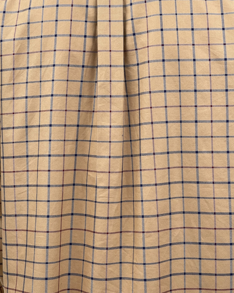 Brooks Brothers Beige Check Shirt (XL)