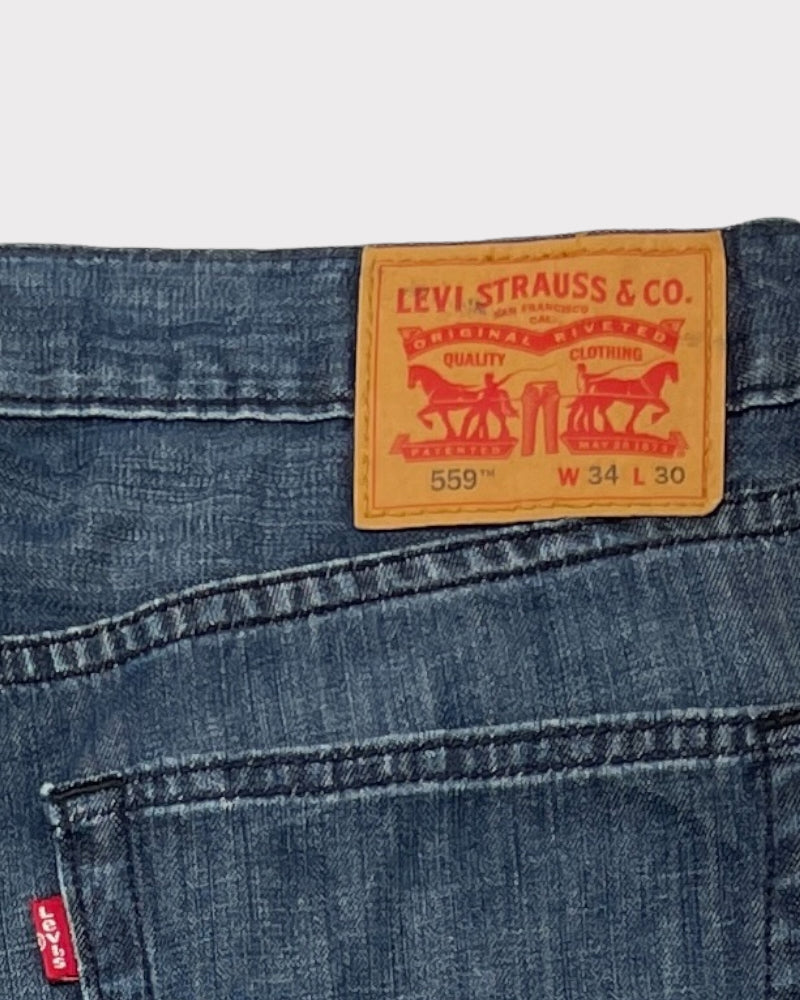 Levi’s Men’s 559 Blue Jeans (W34)