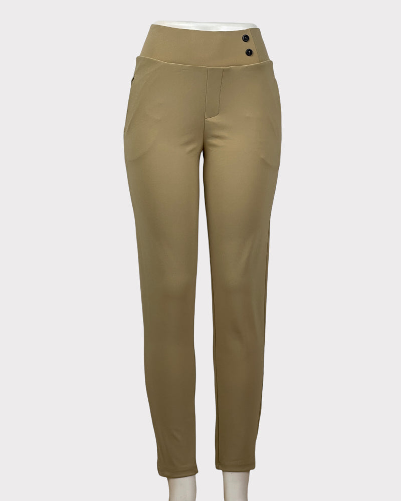 Generic Beige Skinny Pants/Pants Leggings (M)