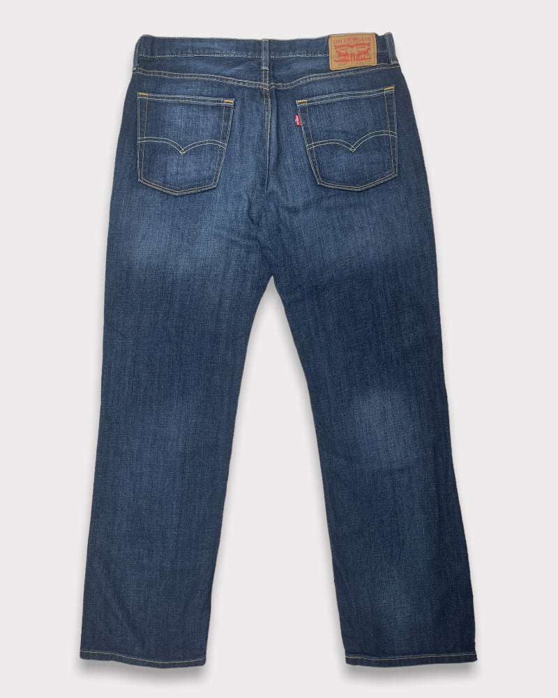 Levi’s Men’s 514 Dark-Wash Blue Jeans (W36)