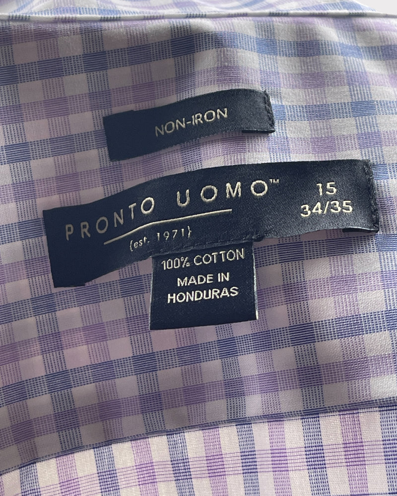 Pronto Uomo Non- Iron Shirt (S)