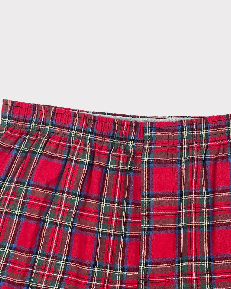 Hanes Red Tartan Boxers (M)