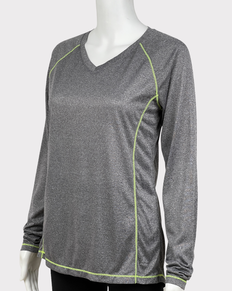 RBX Grey Long-Sleeve Active Top (M)