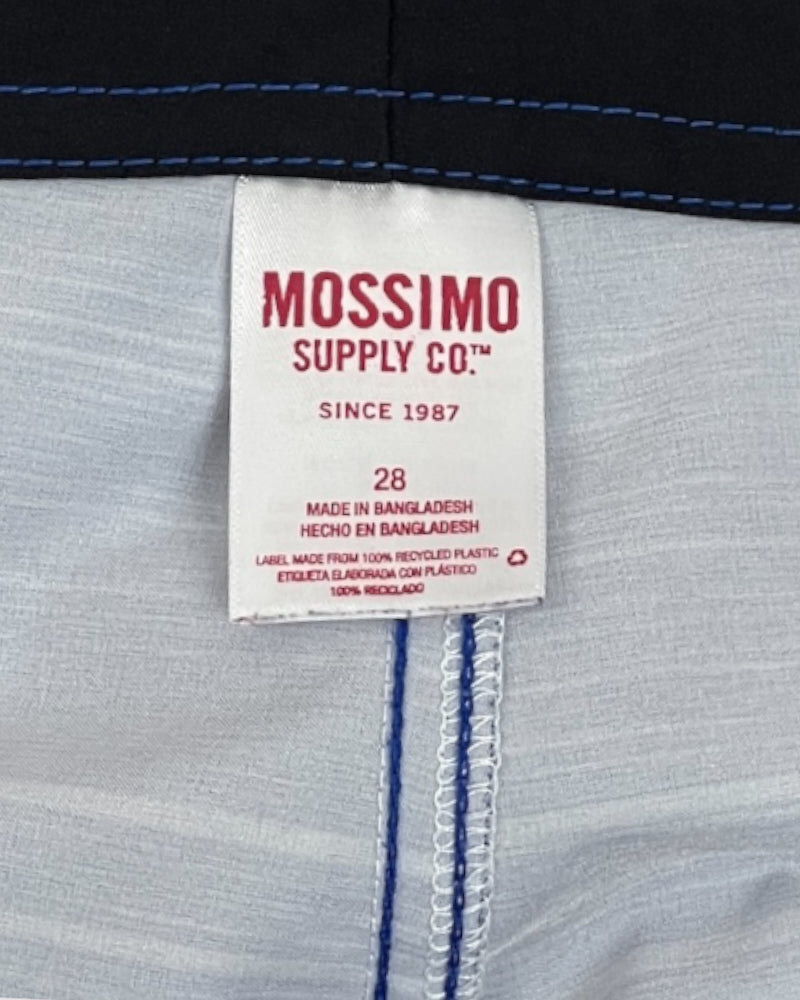 Mossimo Supply Co. Men’s Blue, White, Red Swimming Shorts (W28)