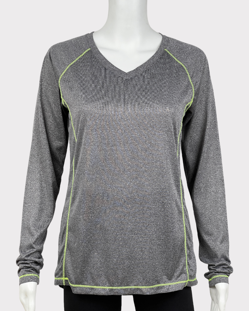 RBX Grey Long-Sleeve Active Top (M)