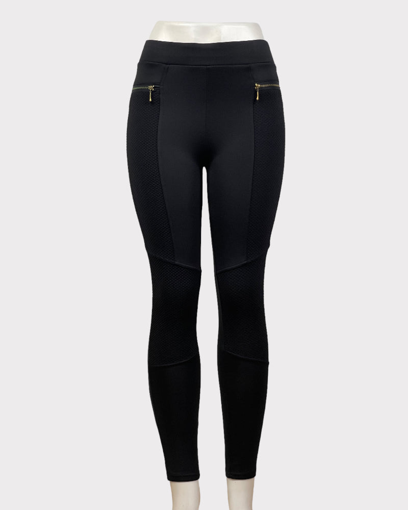 Connection 18 Black Skinny Pants/Pants Leggings (No Size Tag-S)