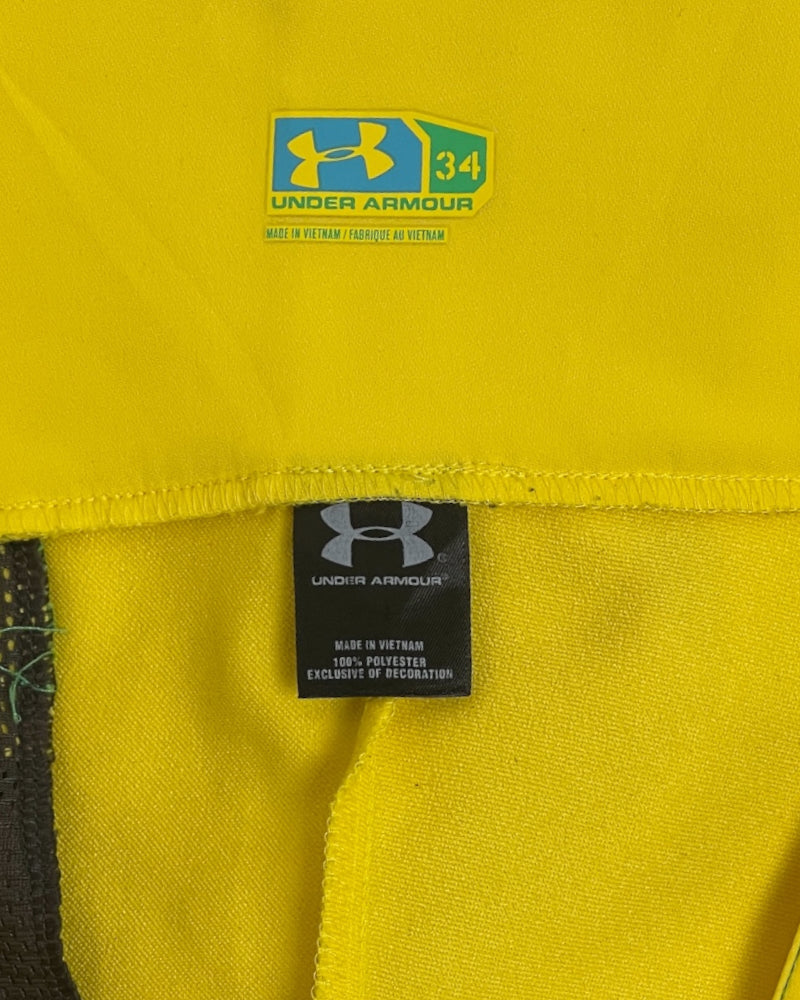 Under Armour Men's Yellow Swimming Trunks Shorts (W36)