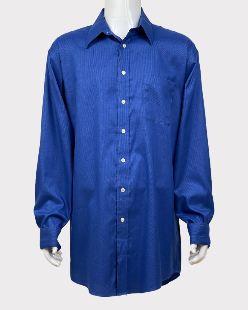 Joseph & Feiss Blue Tall Non Iron Shirt (L)