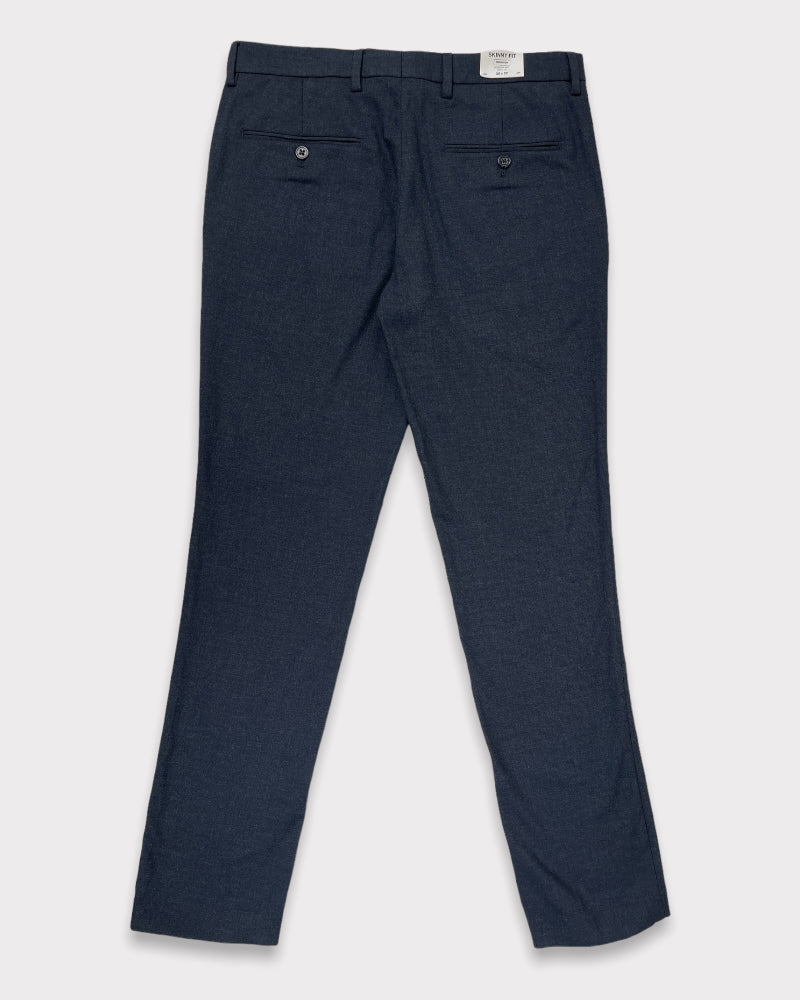 Express Men’s Navy Blue Skinny Fit Trousers (W32)