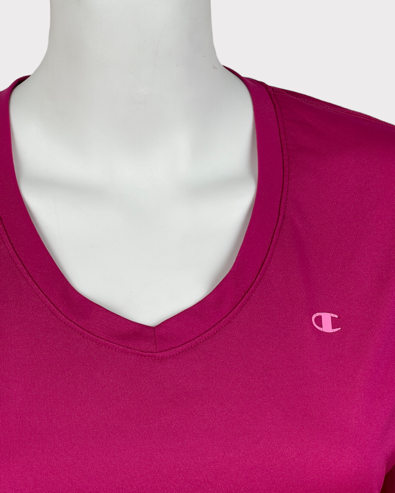 Champion Magenta Long-Sleeve Active Top (L)