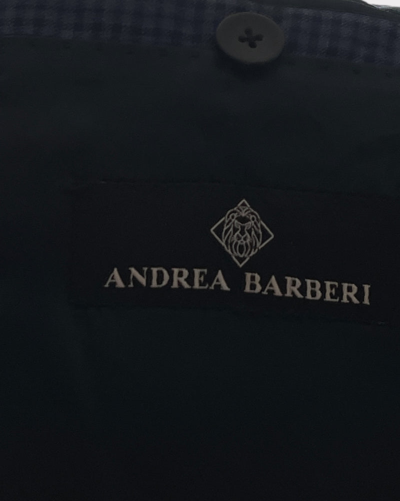 Andrea Barberi Blue Check Blazer