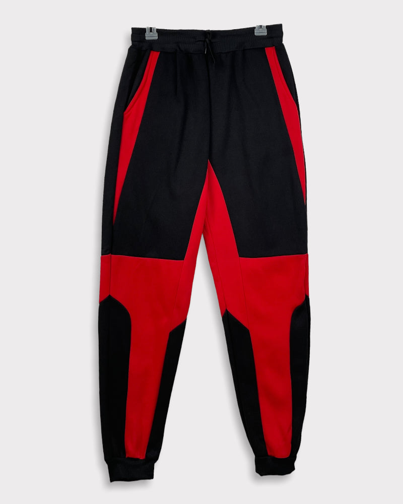 Men’s Black and Red Sports/Sweatpants (W34)