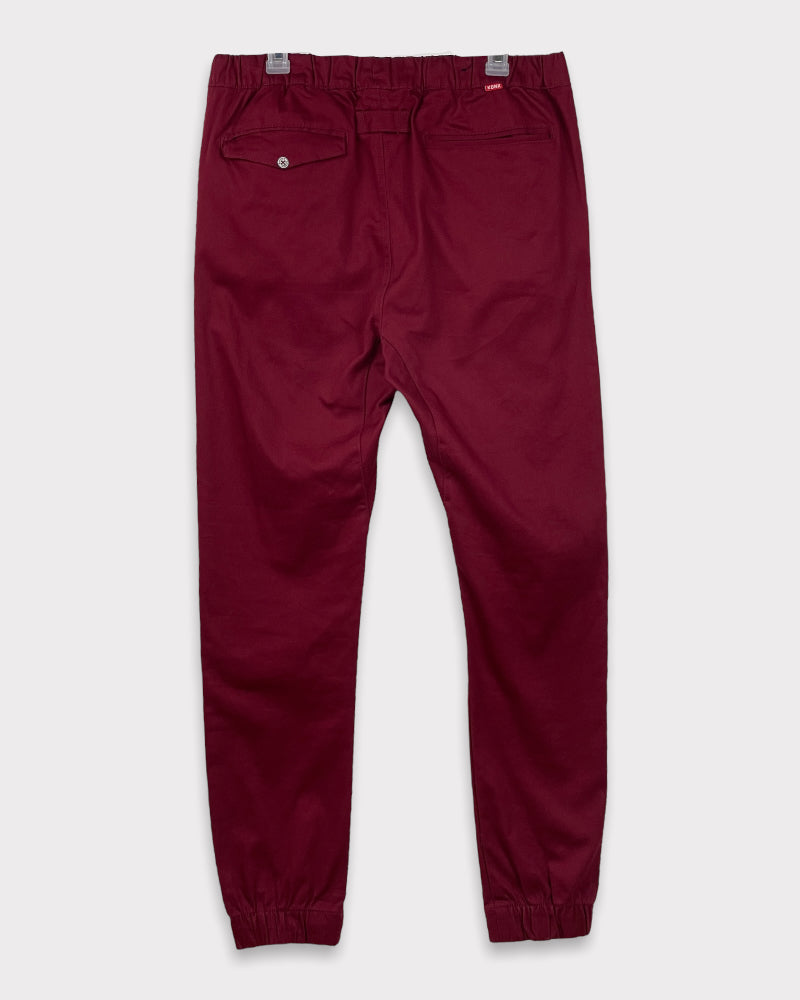 KDNK Men’s Maroon Jogger (W34)