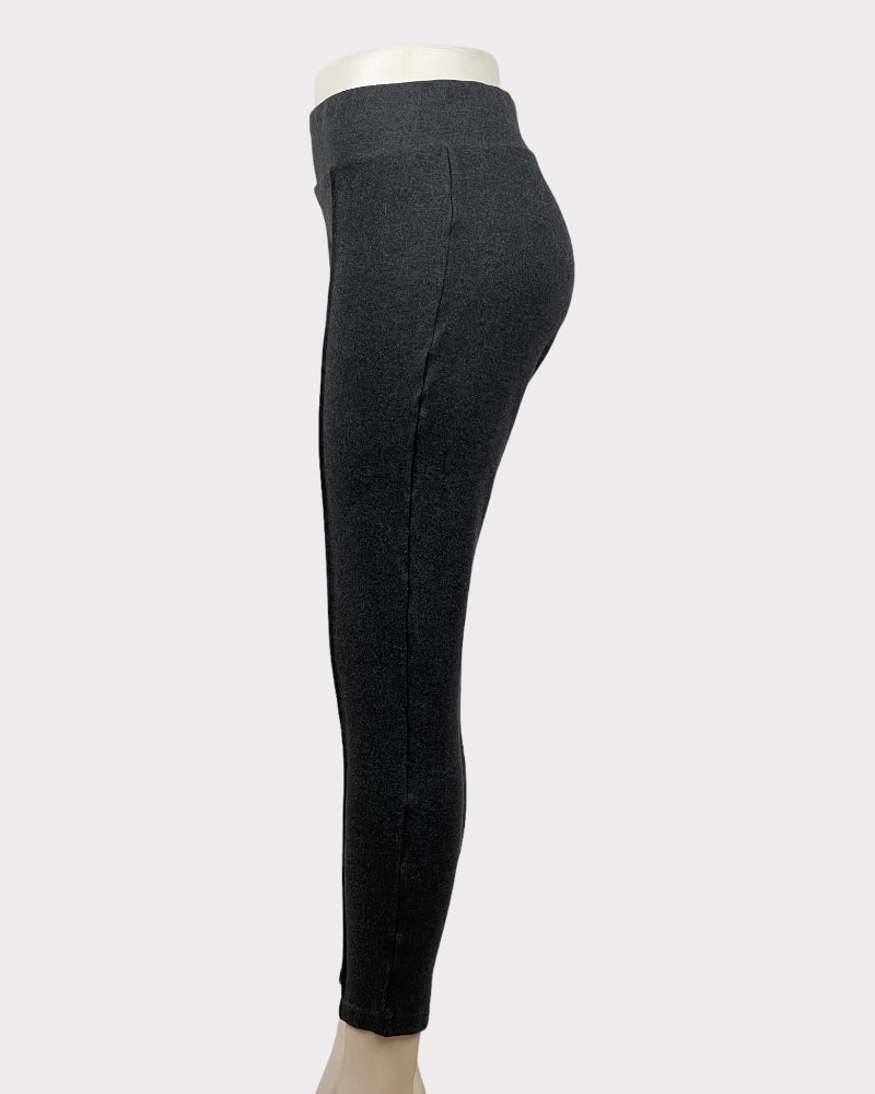 Seven7 Grey Skinny Pants/Pant Leggings (L)