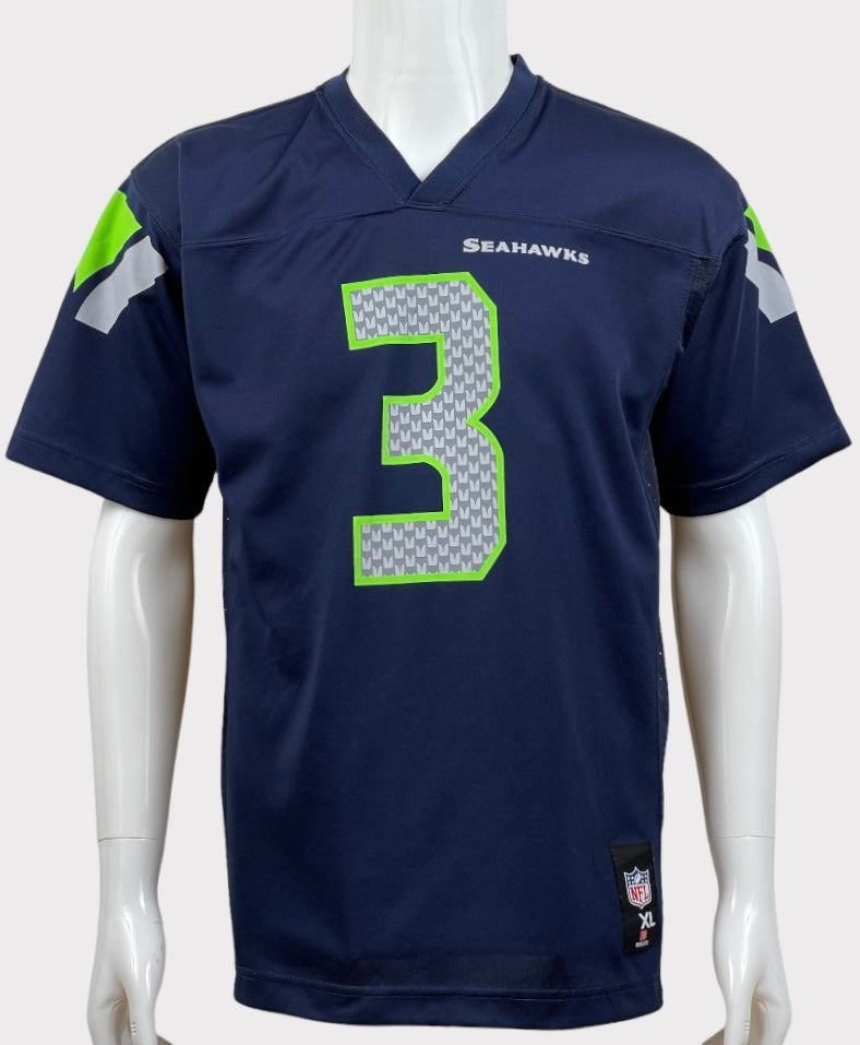 NFL Team Apparel Seahawks Jersey #3 Wilson (XL)