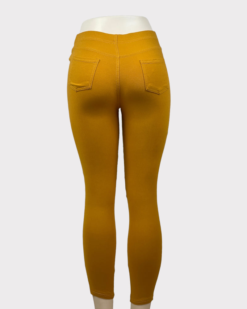 Mustard Yellow Jeggings (S)