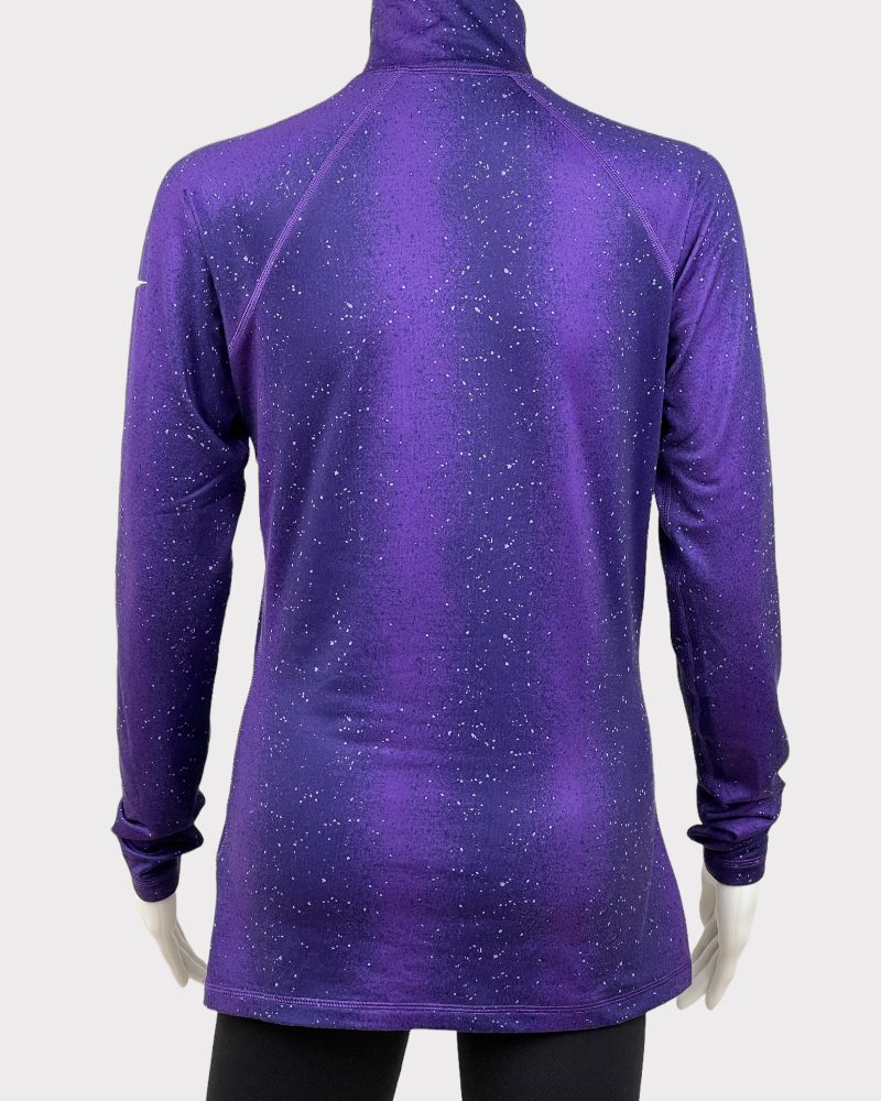 Nike Pro Purple Long-Sleeve Active Top (M)