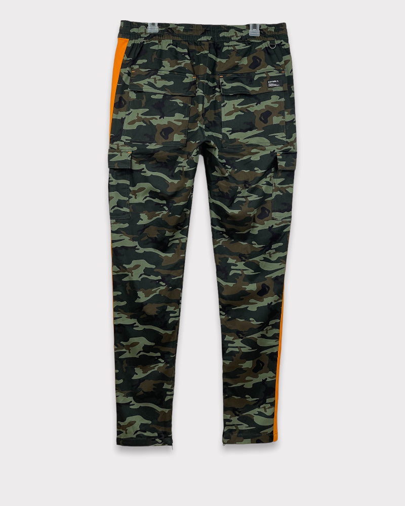 Kayden K Men’s  Green Camo Print Jogger (W34)