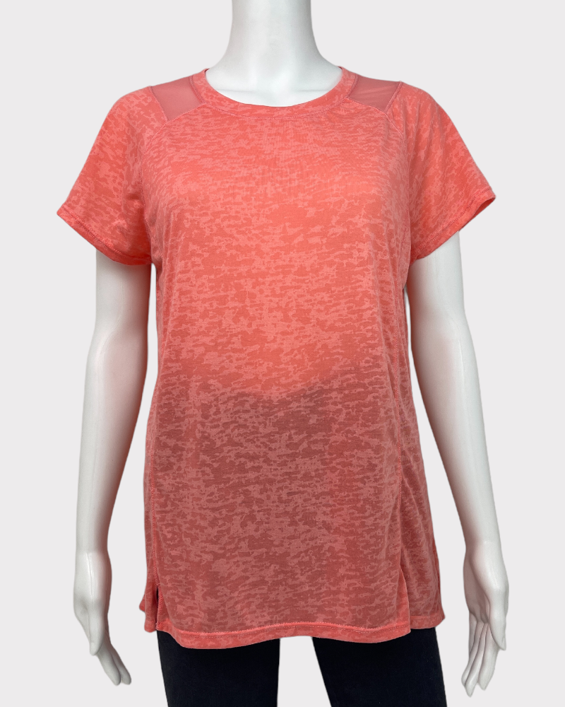 ClimateRight Coral Short-Sleeve Active Top (M)