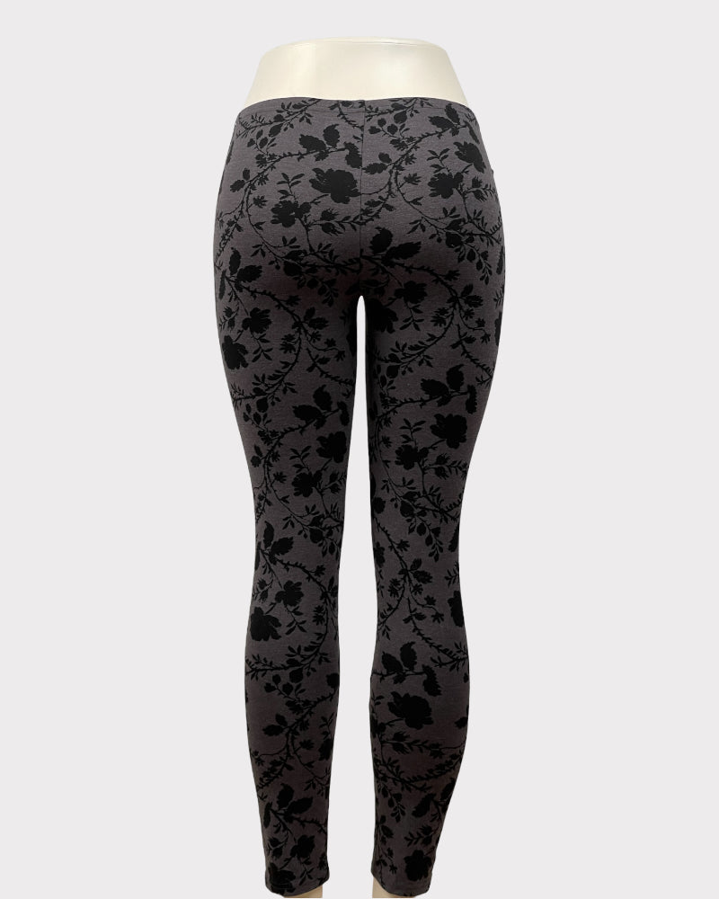 Leaf Print Leggings (XL)