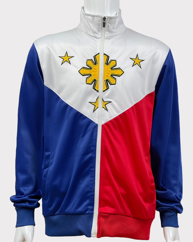 Classic Sport Fashion Philippine Flag Print Sports Jacket (XL)