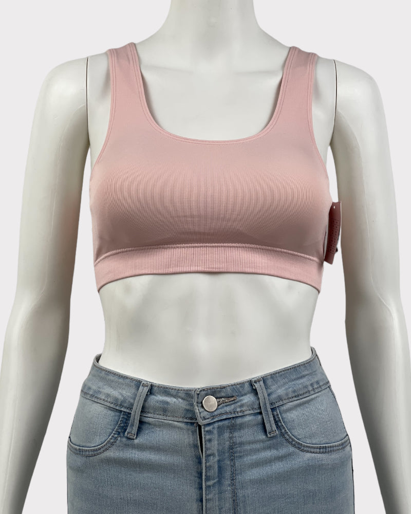 Auden Light Pink Seamless Bralette (S)