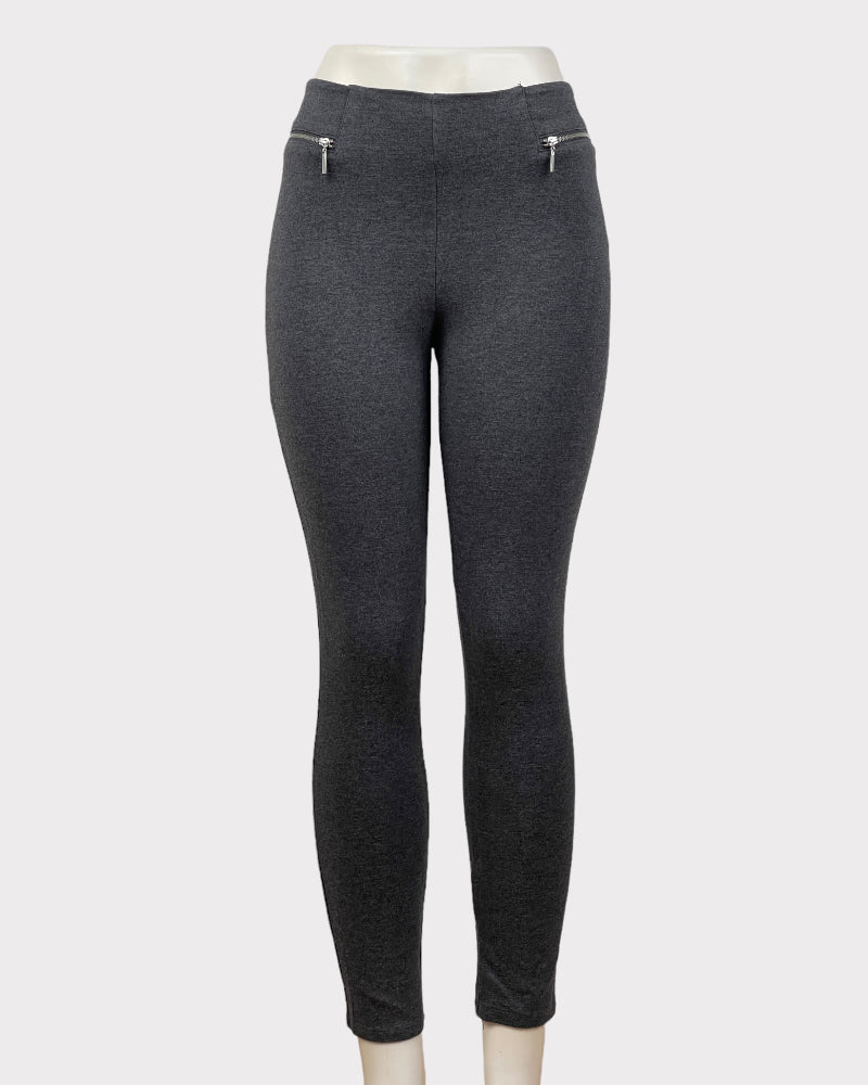 Simply Styled Grey Skinny Pants/Pant Leggings (M)