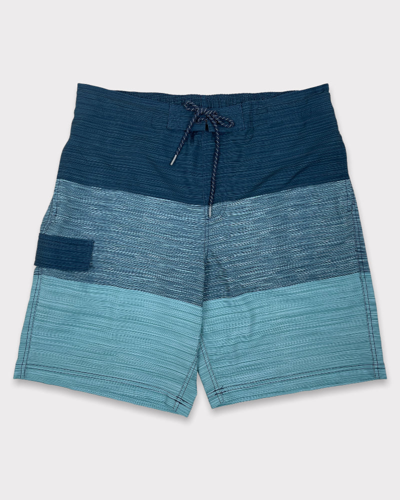 George Men’s Blue Blue Ombre Swimming Trunks Shorts (W36-W38)