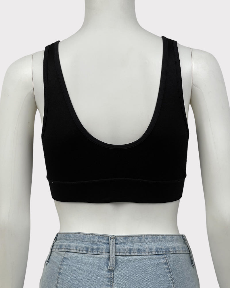 Black Sports Bra (M-L)