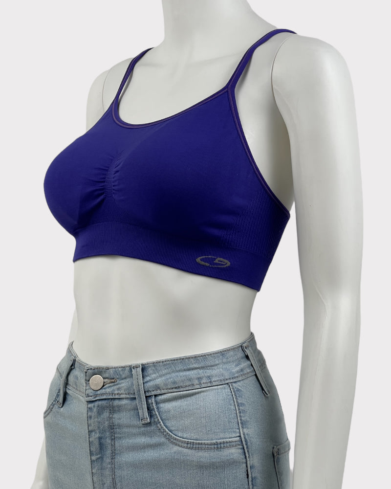 Champion Purple Sports Bra (M)