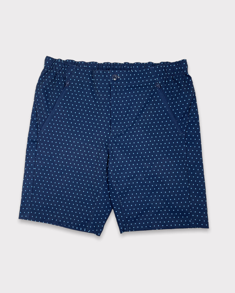 Five Four Men’s Navy Blue Polka Dot Shorts (W36)