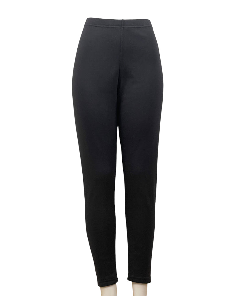 No Boundaries Black Leggings With Fur Inner (W32)