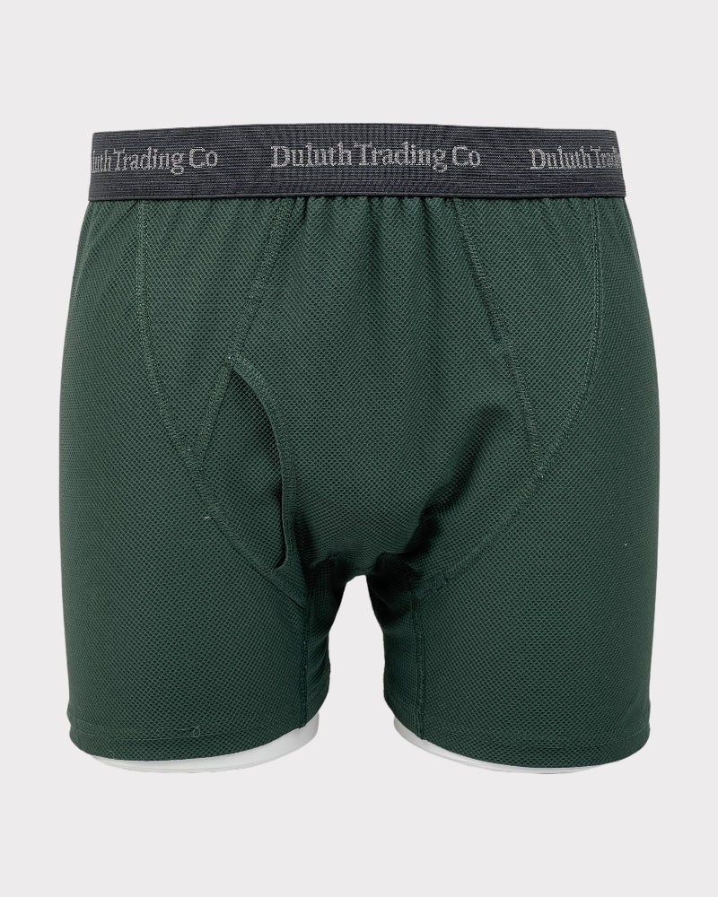 Duluth Trading Co. Green Trunks (L)