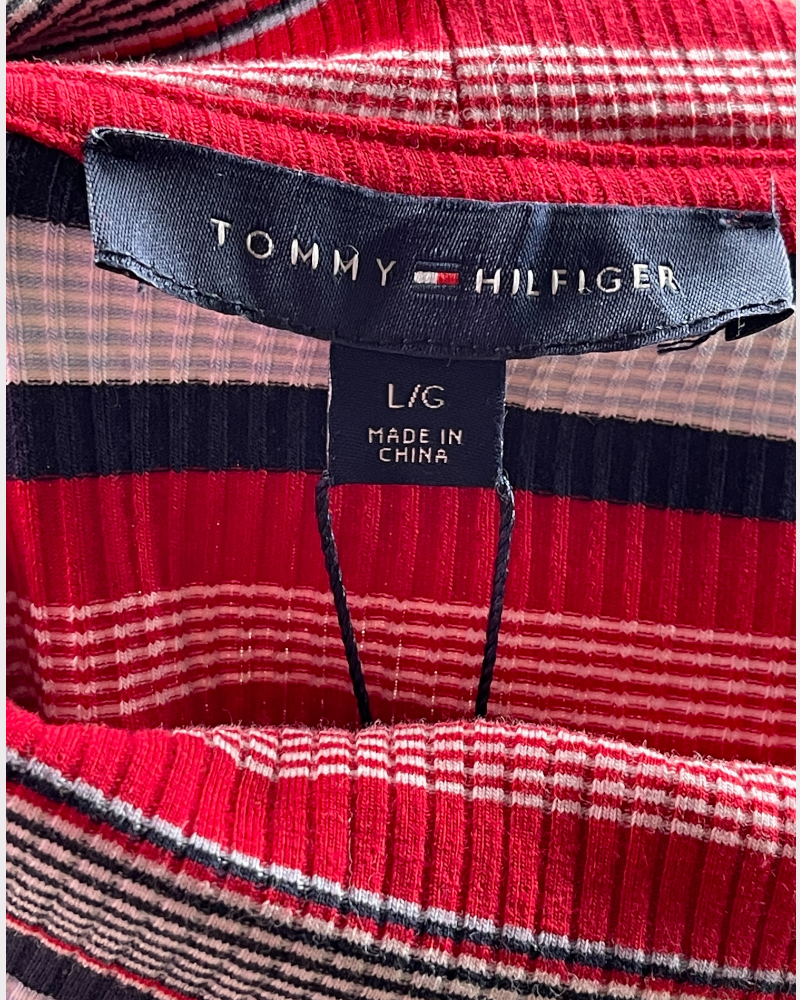 Tommy Hilfiger Red Long-Sleeve Active Top (L)